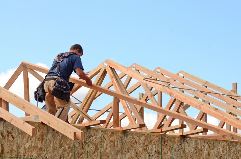 A Frame Roof Installation in Dacula, GA