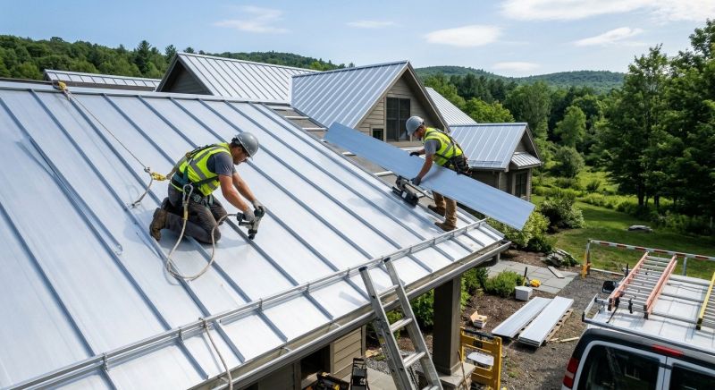 Aluminum Roof Installation in Oakwood, GA