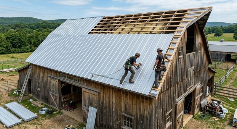 Barn Roof Installation in Dacula, GA