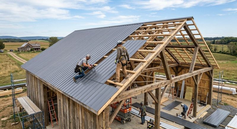Barn Roof Installation in Dacula, GA