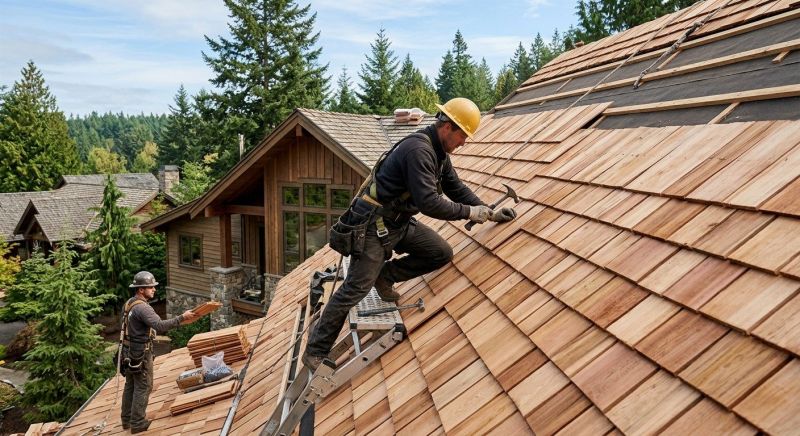 Cedar Roof Installation in Alpharetta, GA