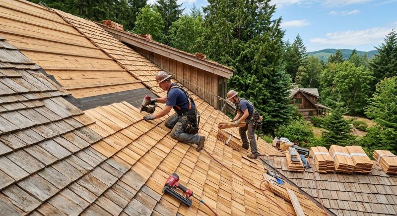 Cedar Roof Installation in Flowery Branch, GA