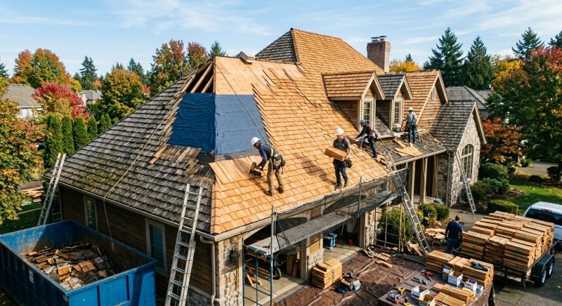 Cedar Roof Replacement in Barrow County, GA