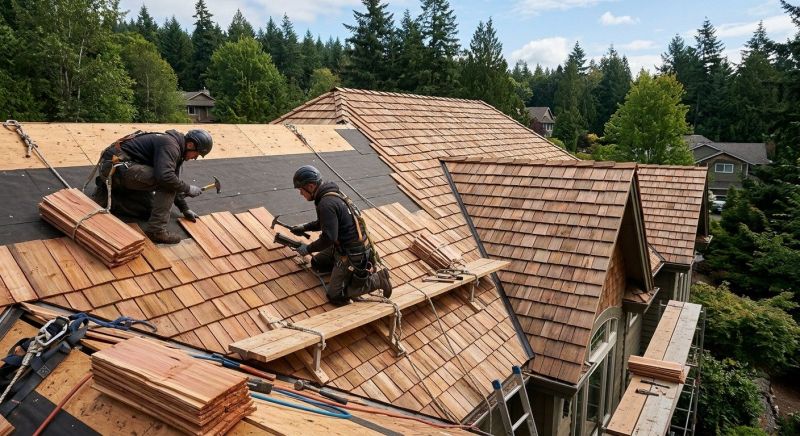 Cedar Shake Roof Construction in Tucker, GA