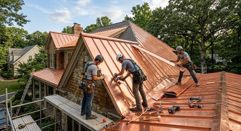 Copper Roof Installation in Dacula, GA