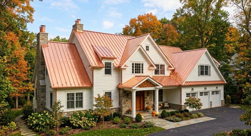 Copper Roof Replacement in Dacula, GA