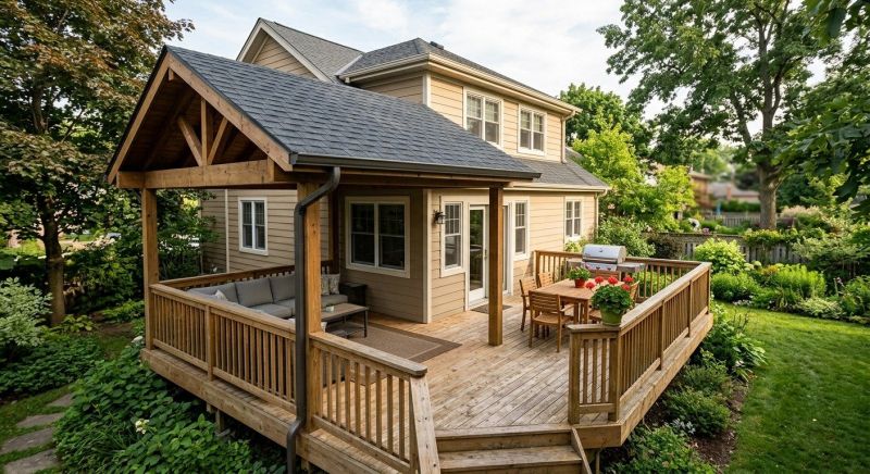 Deck Roof Construction in Dacula, GA