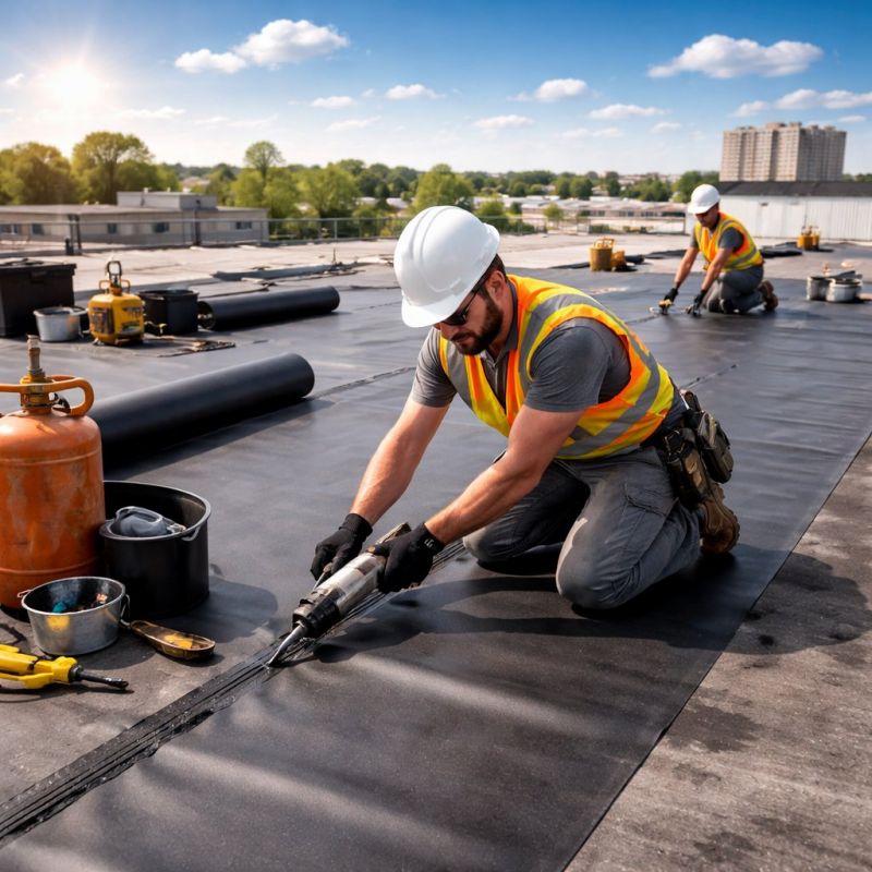 Epdm Roof Installation in Duluth, GA