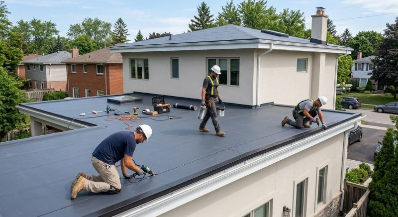 Flat Roof Construction in Dacula, GA