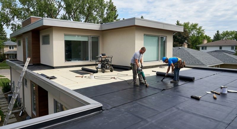 Flat Roof Installation in Bethlehem, GA