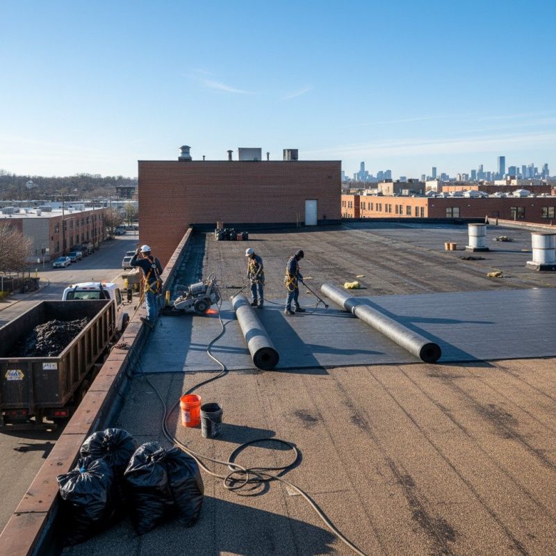 Flat Roof Replacement in Jefferson, GA