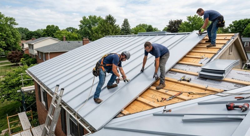 Sheet Roofing Installation in Dacula, GA