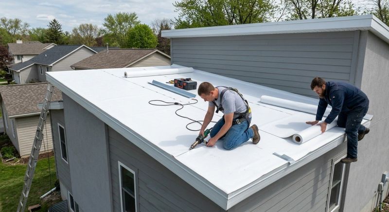 Single Ply Roof Installation in Walton County, GA