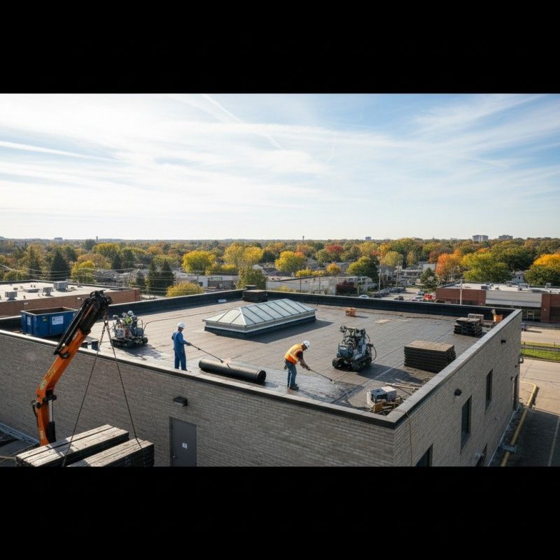Single Ply Roof Replacement in Barrow County, GA