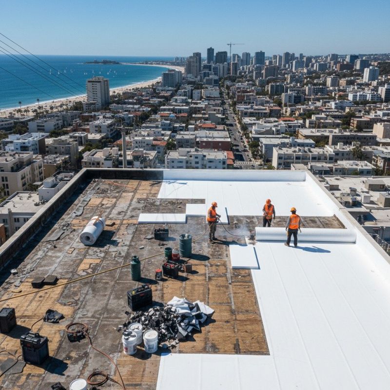 Single Ply Roof Replacement in Gwinnett County, GA