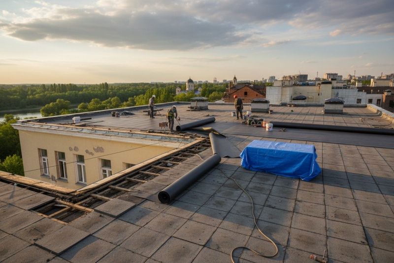Single Ply Roof Replacement in Gwinnett County, GA