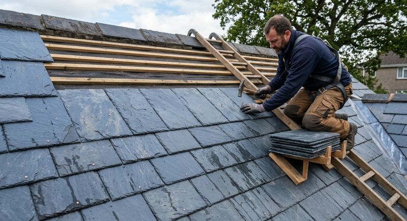 Slate Roof Construction in Monroe, GA