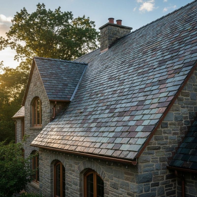 Slate Roof Replacement in Hoschton, GA