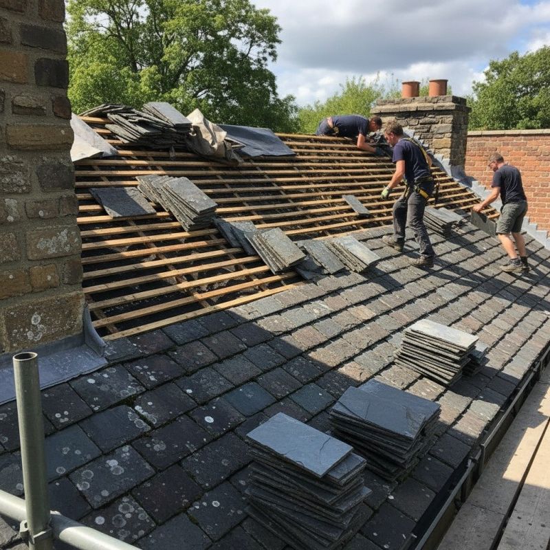 Slate Roof Replacement in Jackson County, GA