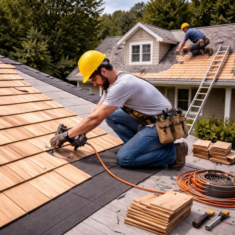 Wood Roofing Installation in Duluth, GA