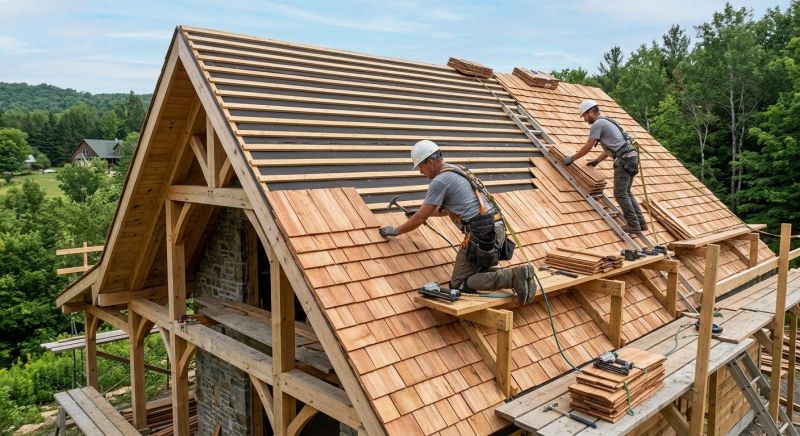 Wood Roofing Installation in Lawrenceville, GA