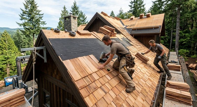 Wood Roofing Installation in Walton County, GA