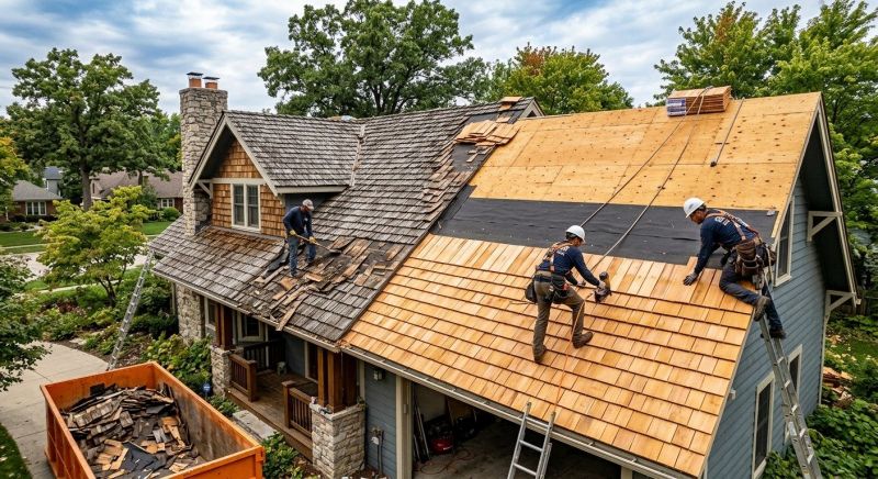 Wood Shake Roof Replacement in Lilburn, GA
