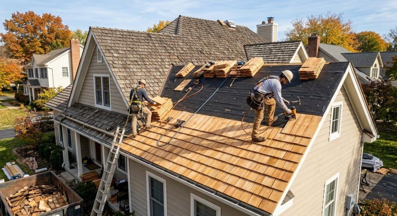 Wood Shake Roof Replacement in Snellville, GA